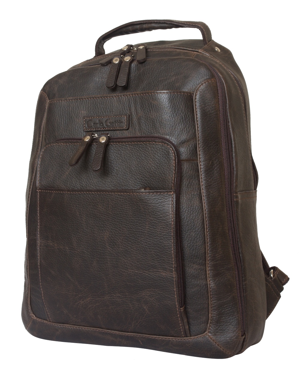 Кожаный рюкзак Monfestino brown (арт. 3034-04)