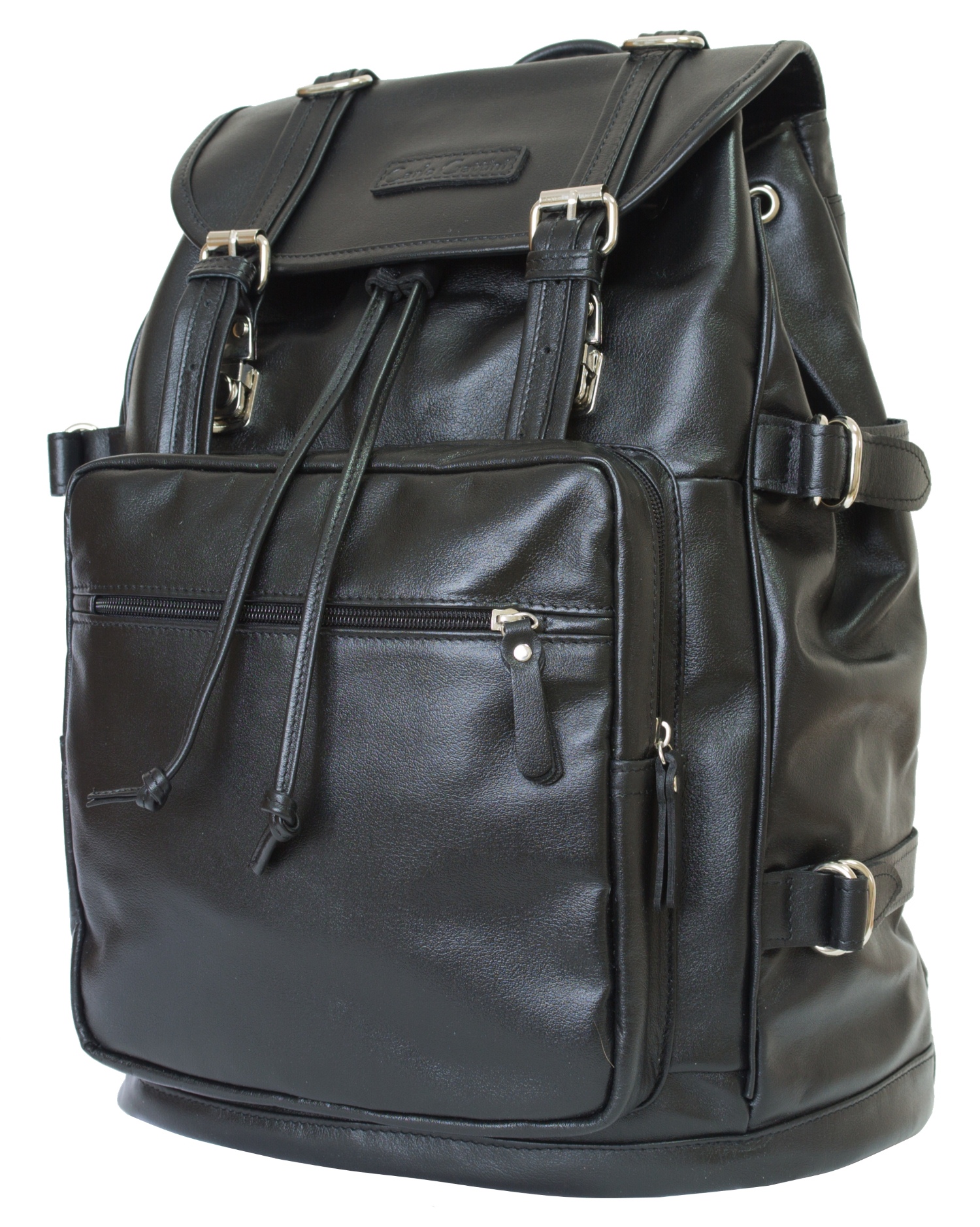 Кожаный рюкзак Volturno black (арт. 3004-05)